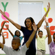 Image for article titled Michelle Obama and Amy Poehler Played Mini-Golf With Kids Together